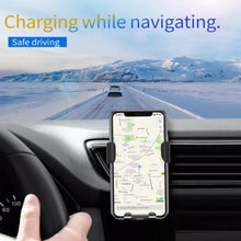 Load image into Gallery viewer, Gravity phone holder with wirless charging system