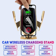 Load image into Gallery viewer, Automatic Sensor Car Phone Holder with  wireless charging - Buy now at 50% off